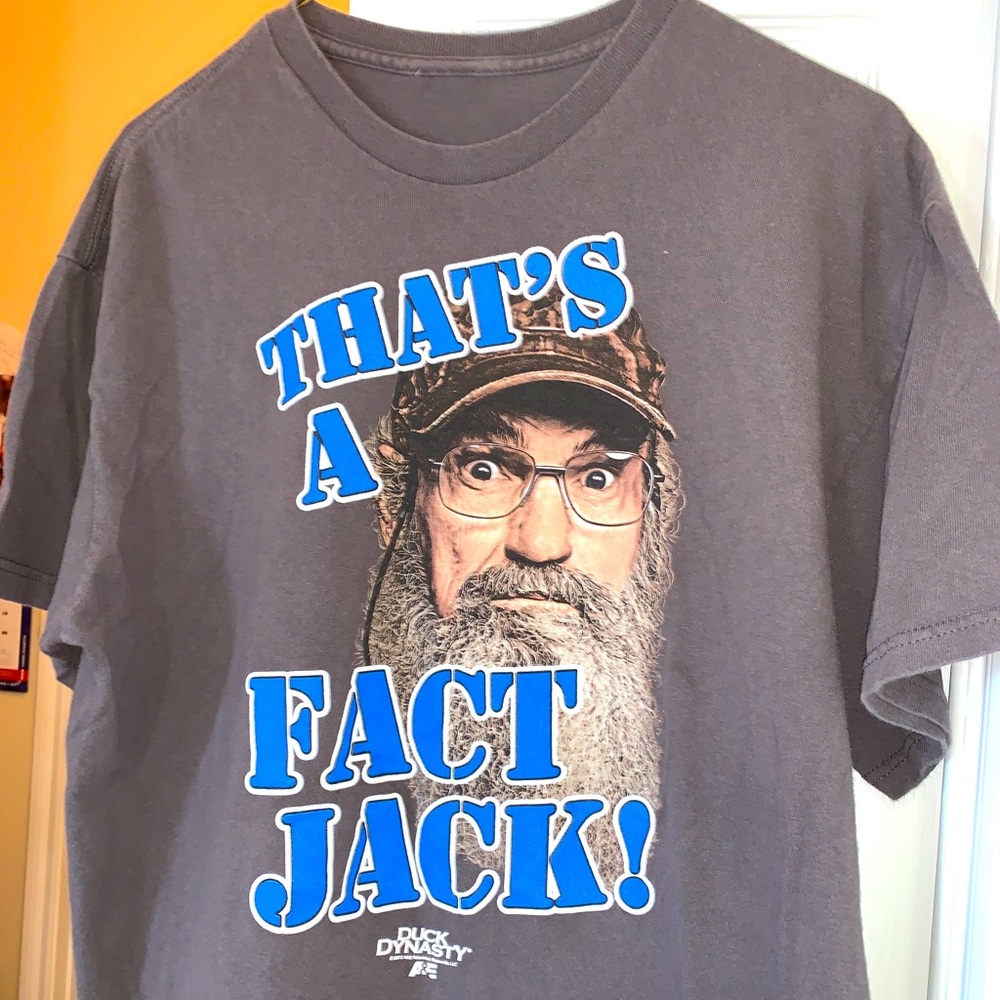 Mens T Shirt Duck Dynasty Brown Size M